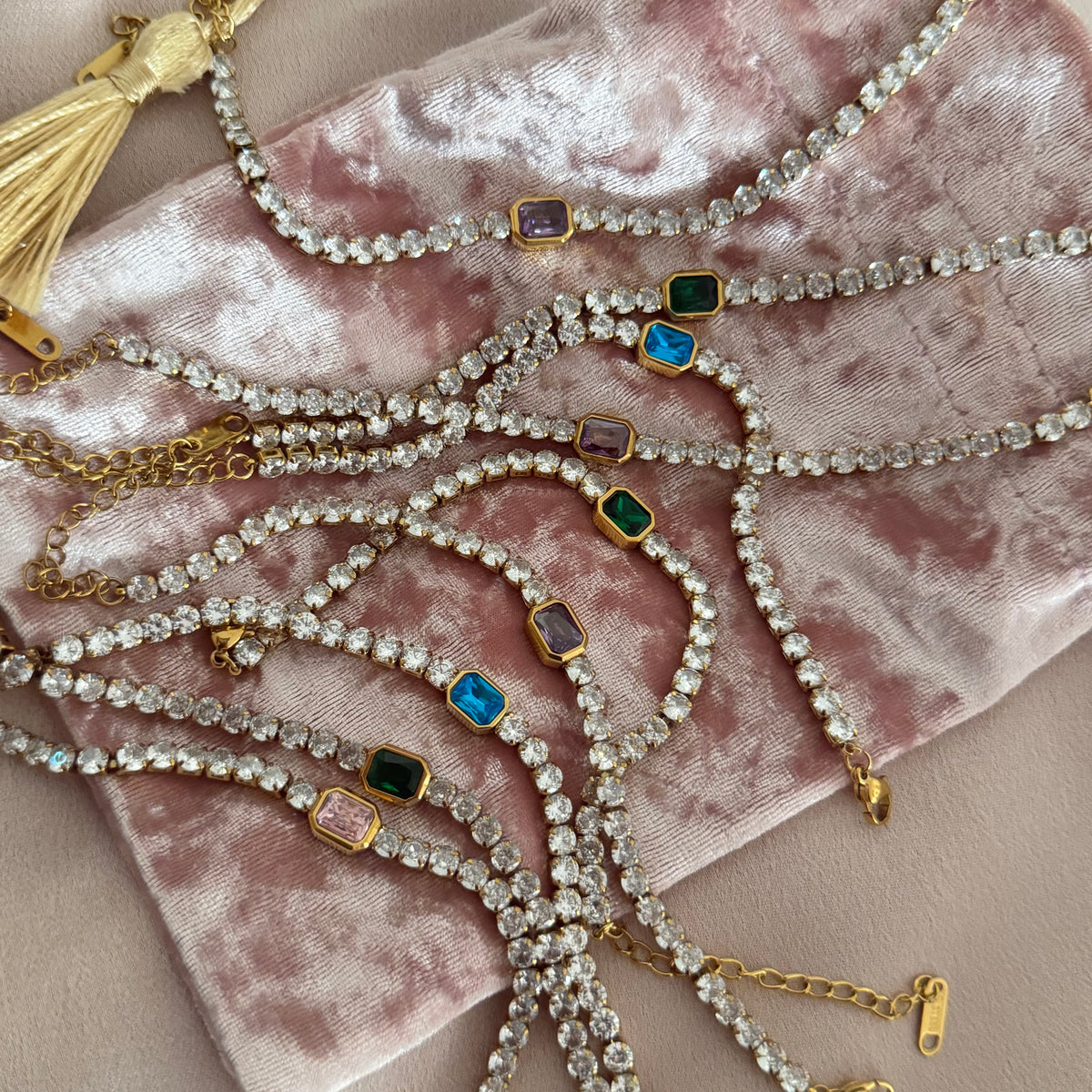 Juliette Crystal Tennis Bracelet