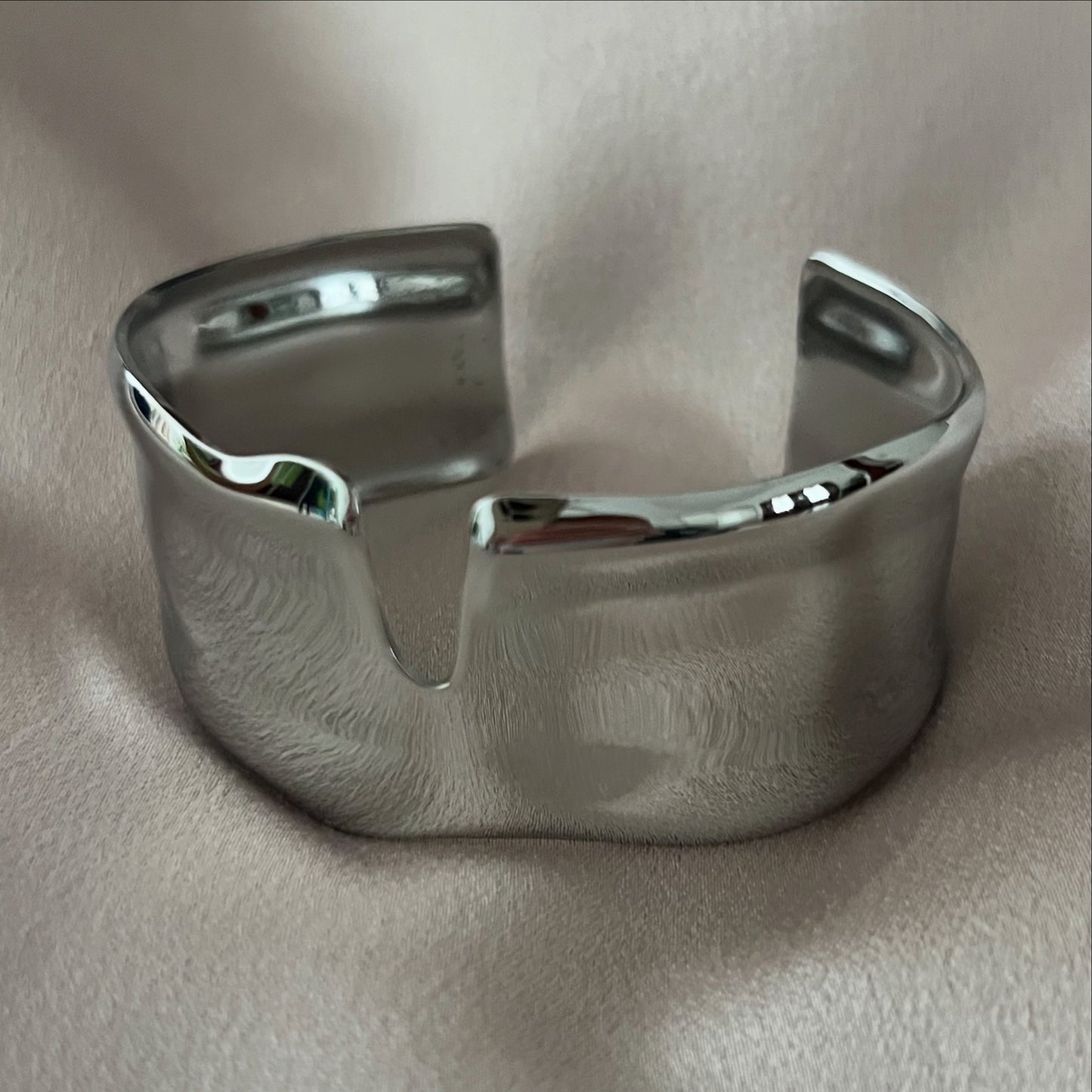 Adele Stainless Steel Cuff