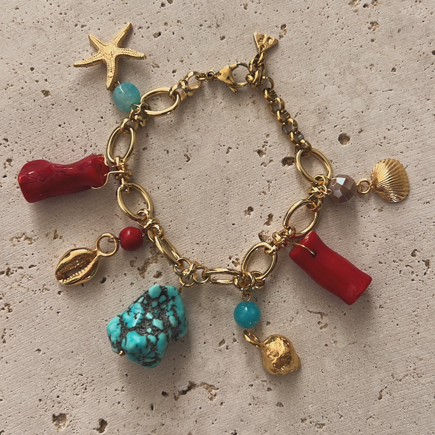 Beach Handmade Charm Bracelet