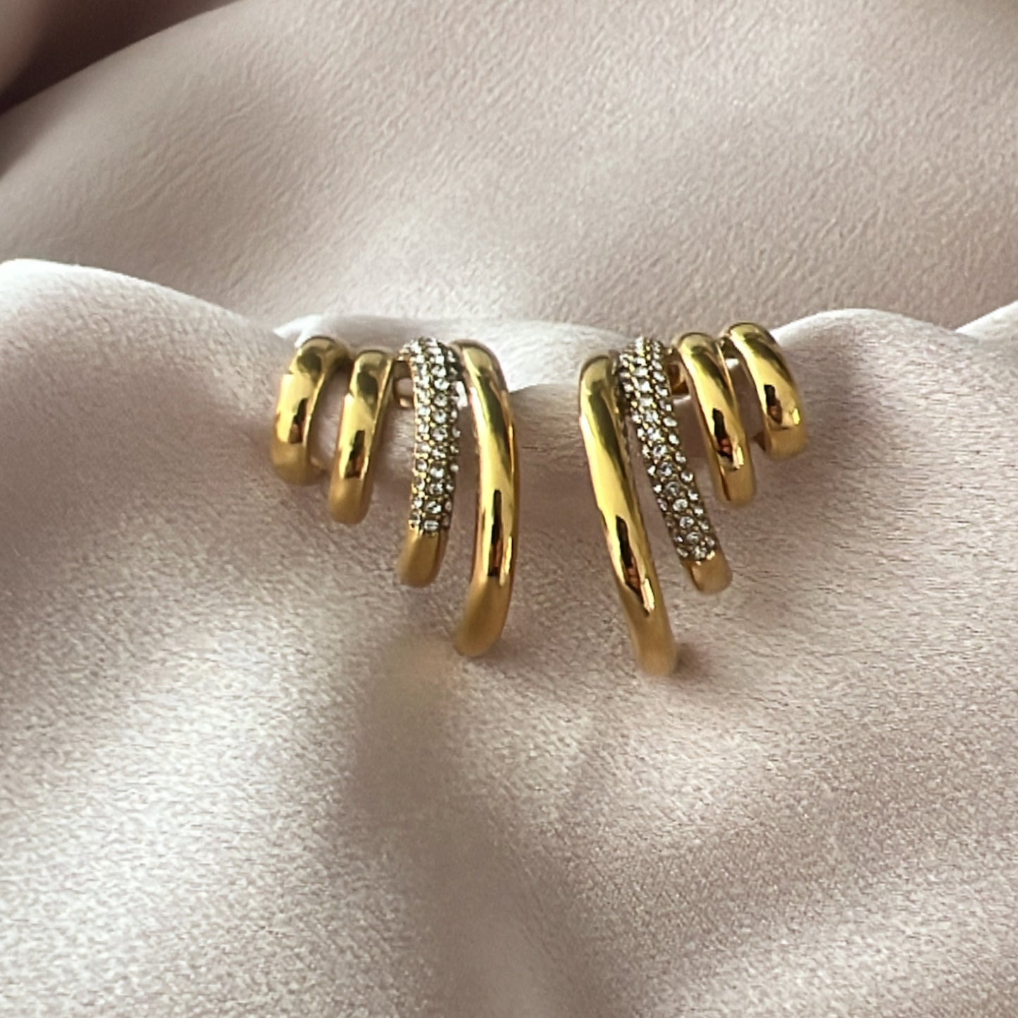 Philly Illusion Hoop Earrings