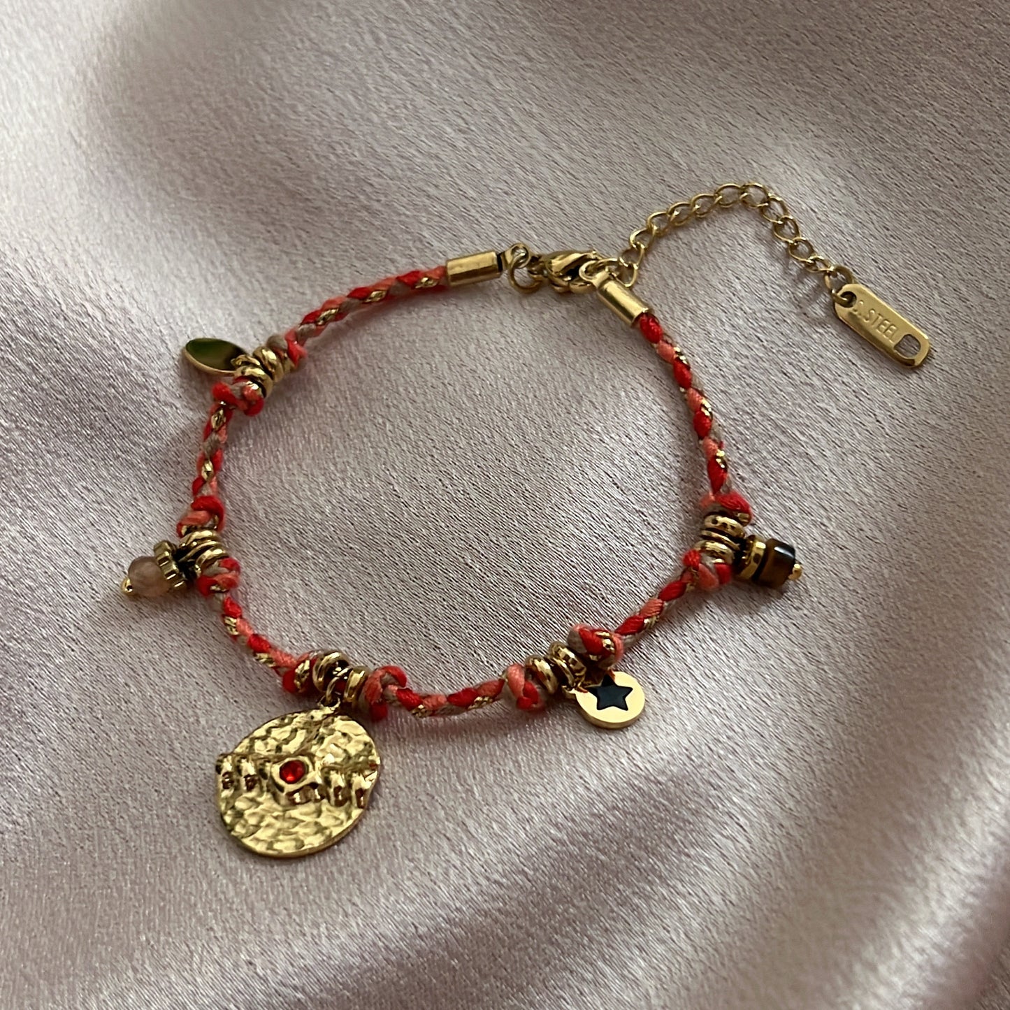 Molly Braided Stainless Steel Bracelet