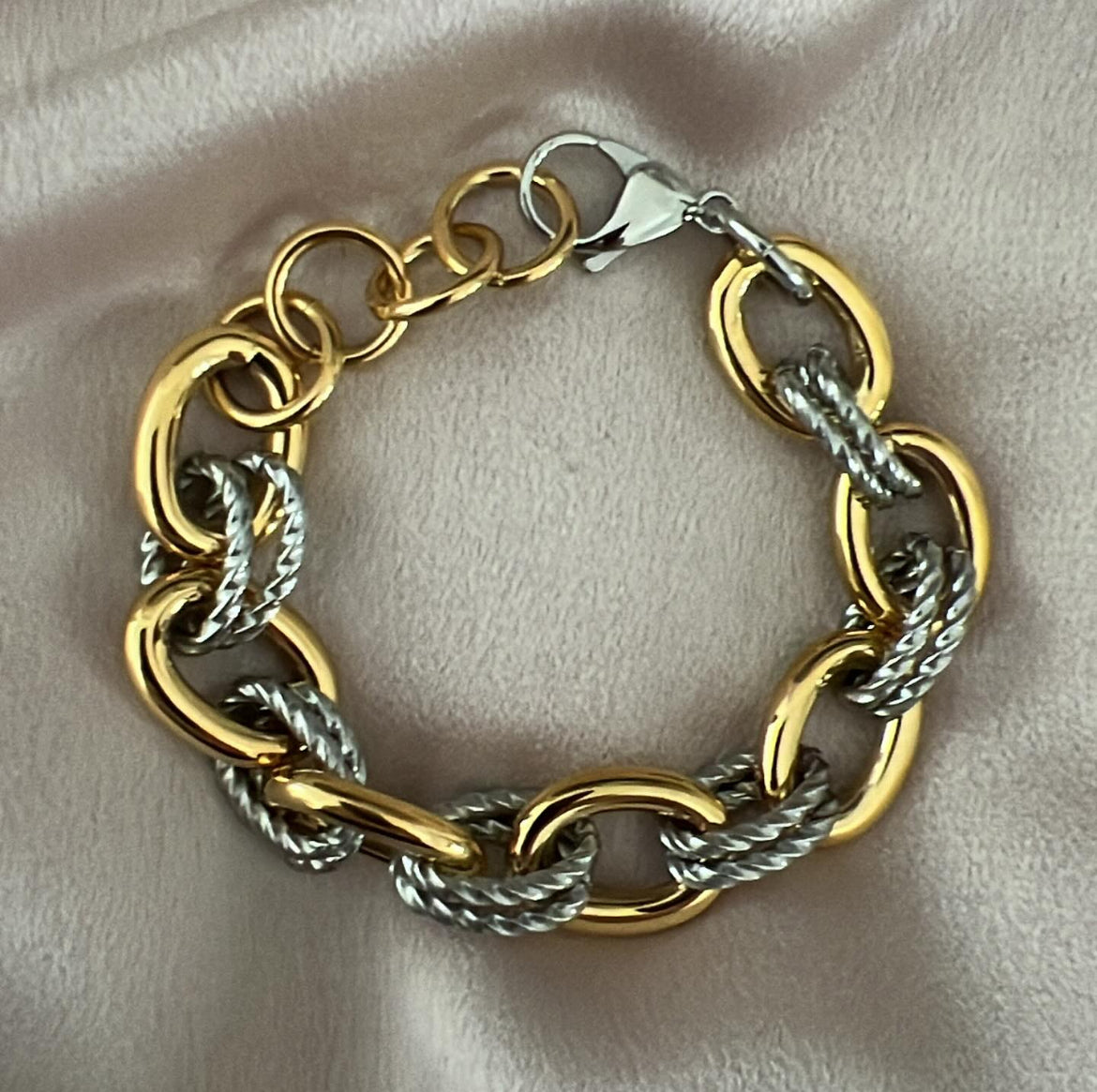 Agatha Mixed Metal Link Bracelet