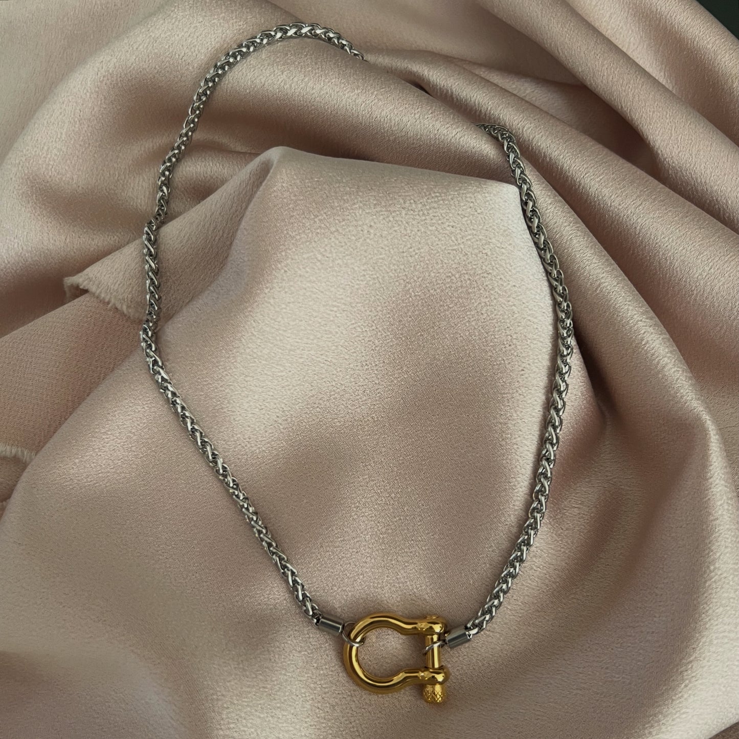 Lynn Mixed Metal Chain Necklace