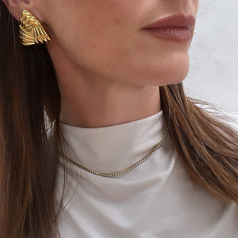 Aimee Stainless Steel Earrings