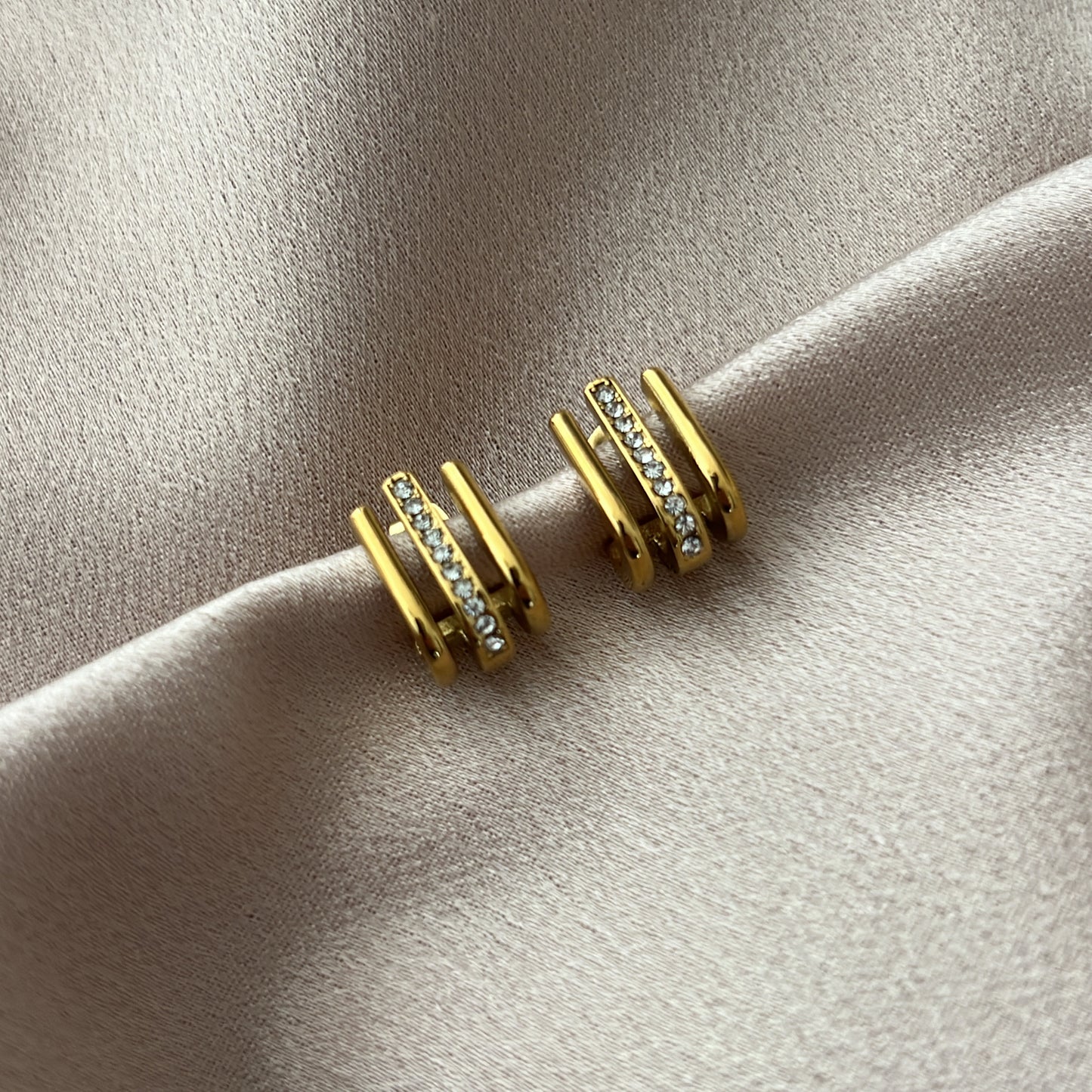 Emma Triple Earrings