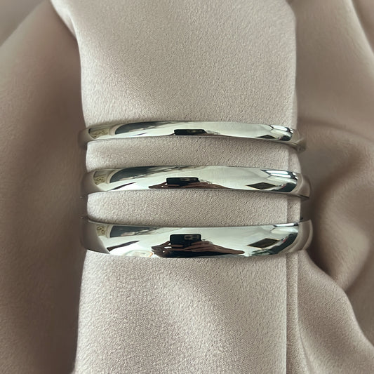 Plain Jane Stainless Steel Bangles