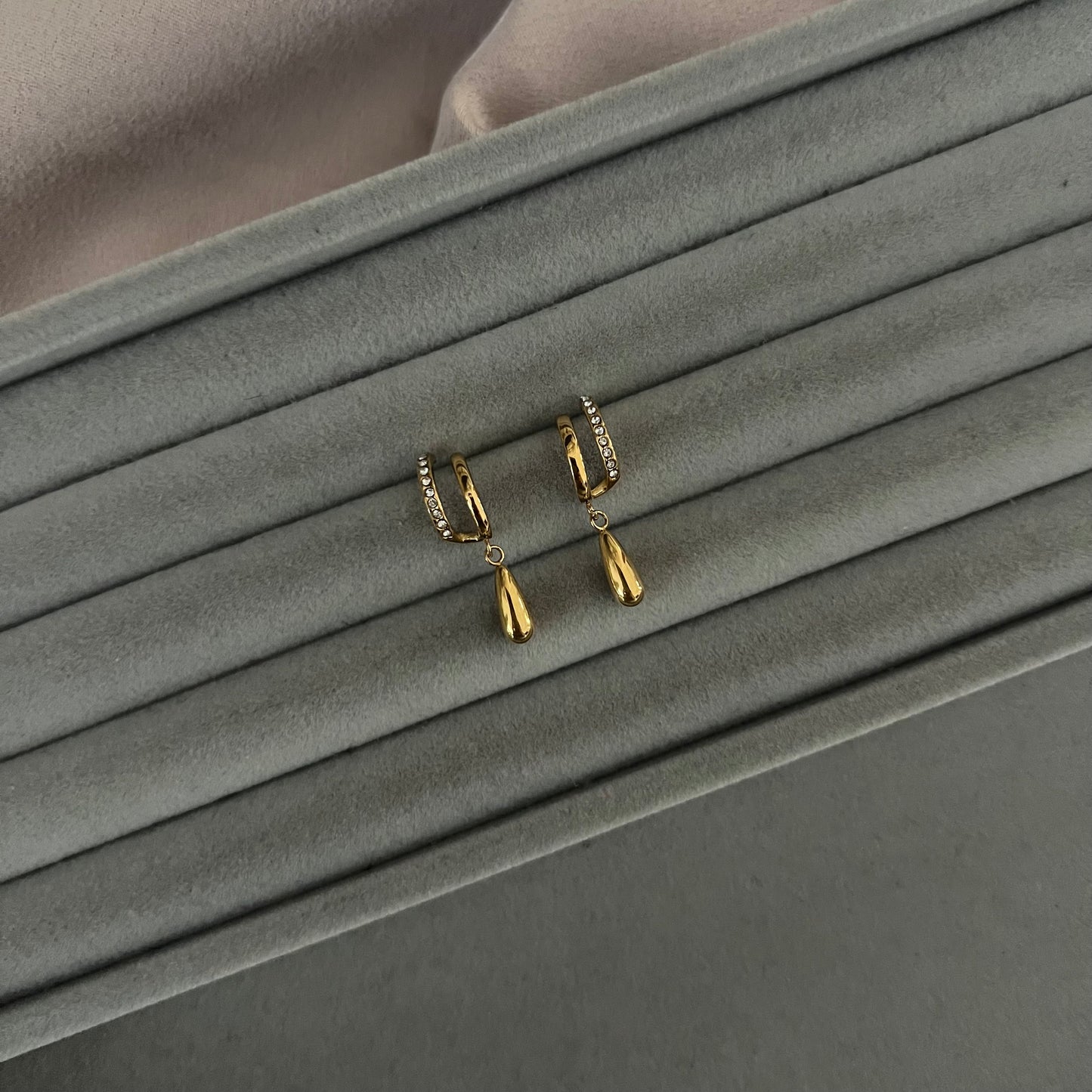 Maia Illusion Huggie Hoops