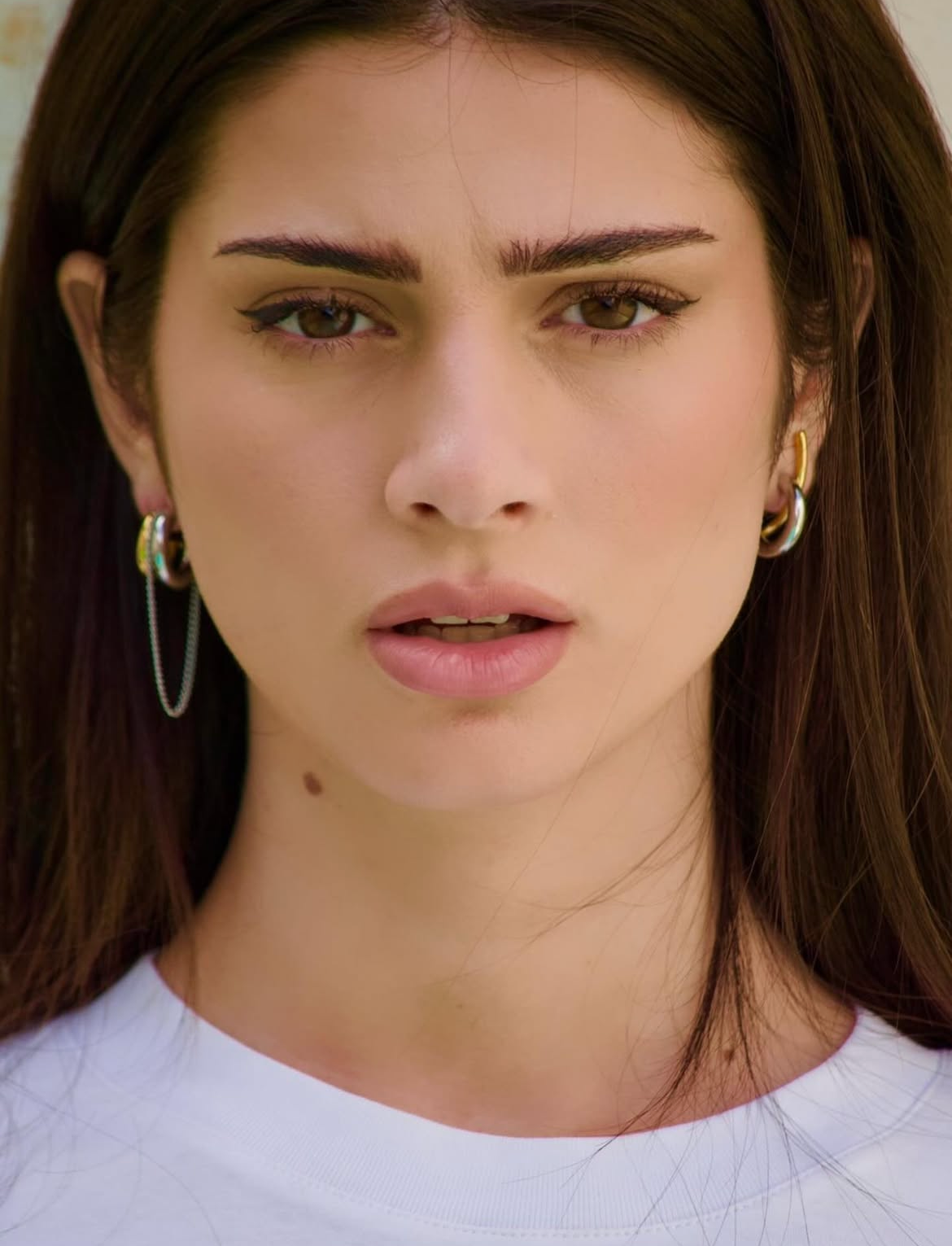 Gina Chain Stainless Steel Earrings