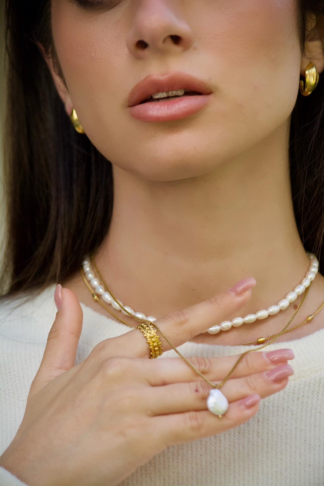 Elena Pearl Necklace