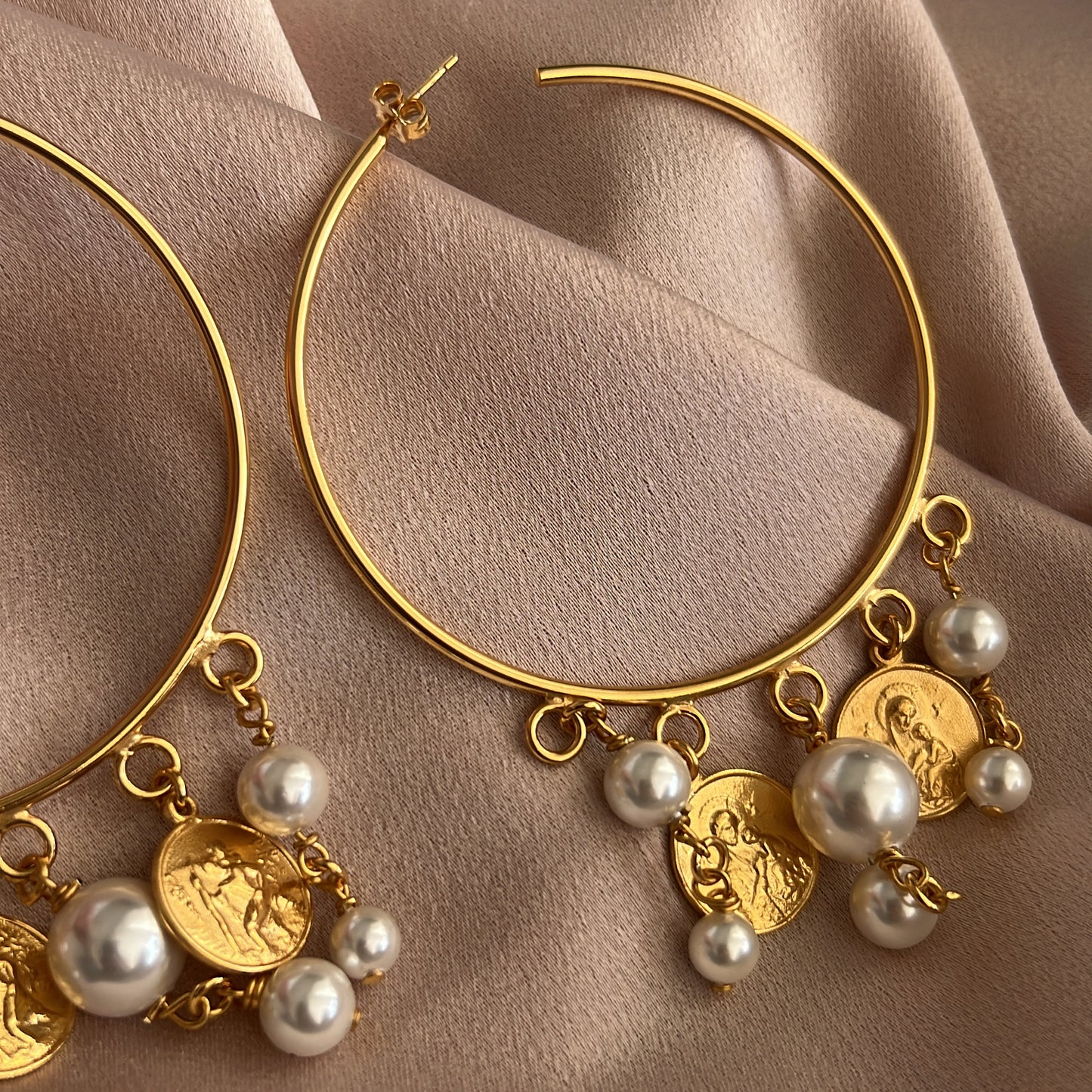 Constance Handmade Hoop Earrings