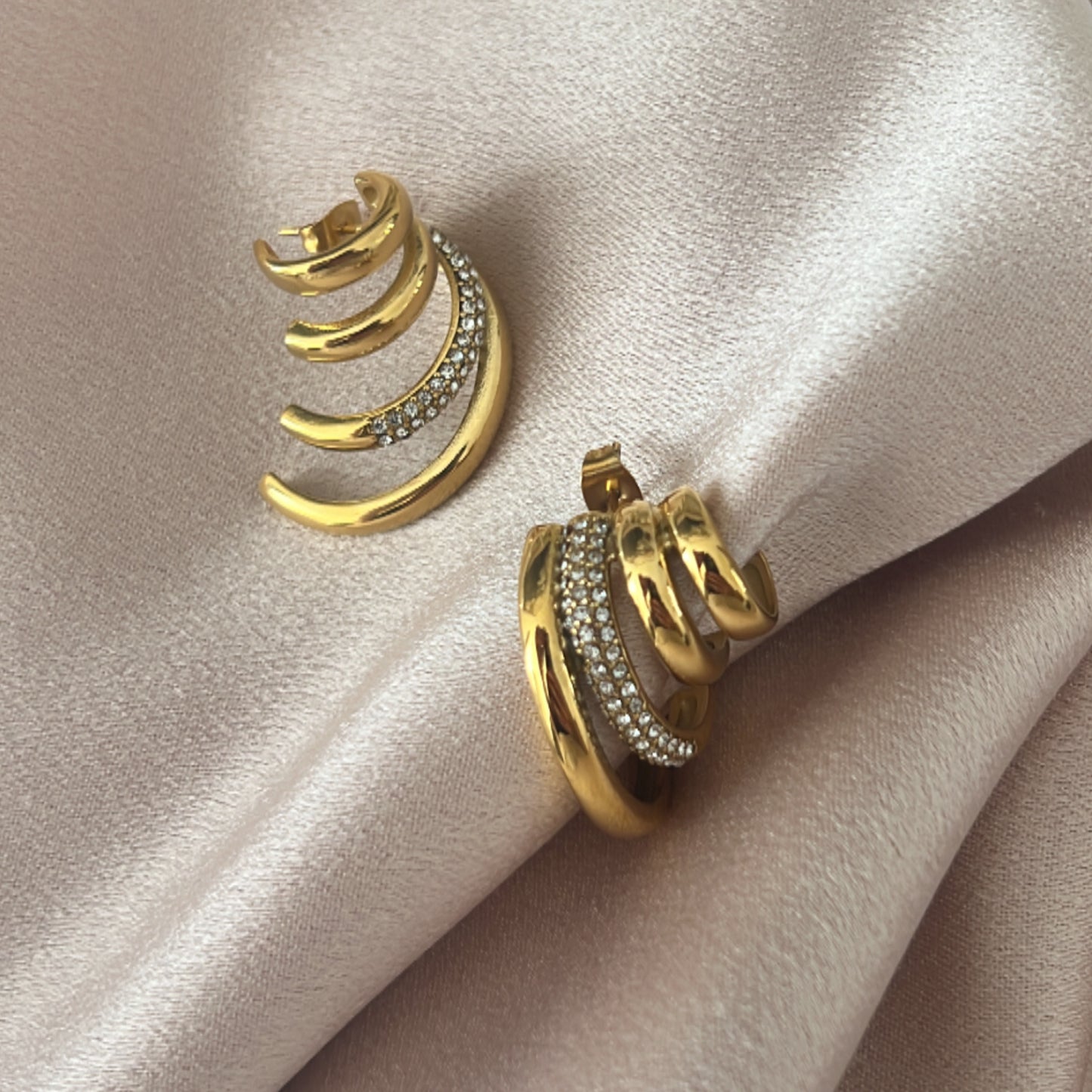 Philly Illusion Hoop Earrings