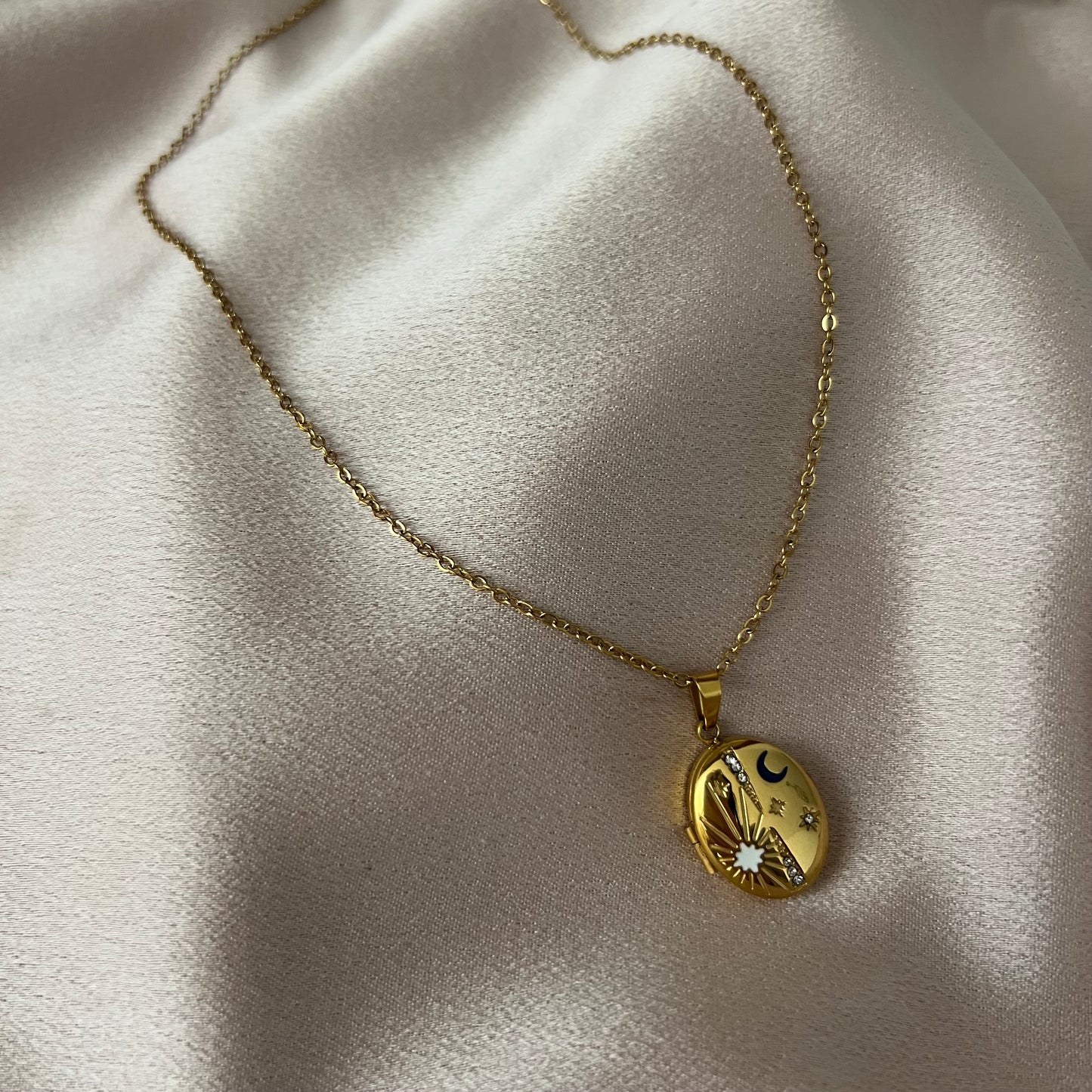 Luna Stainless Steel Locket