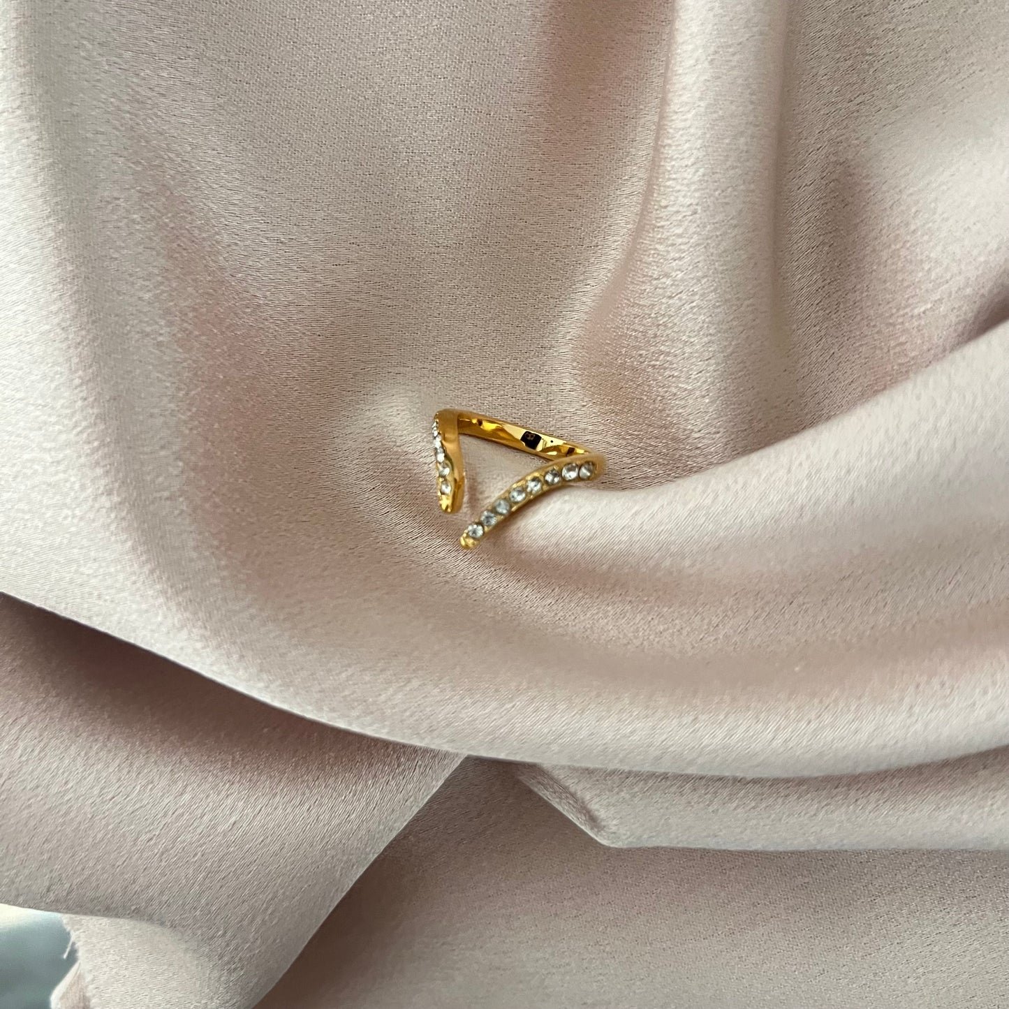 V Stainless Steel Ring