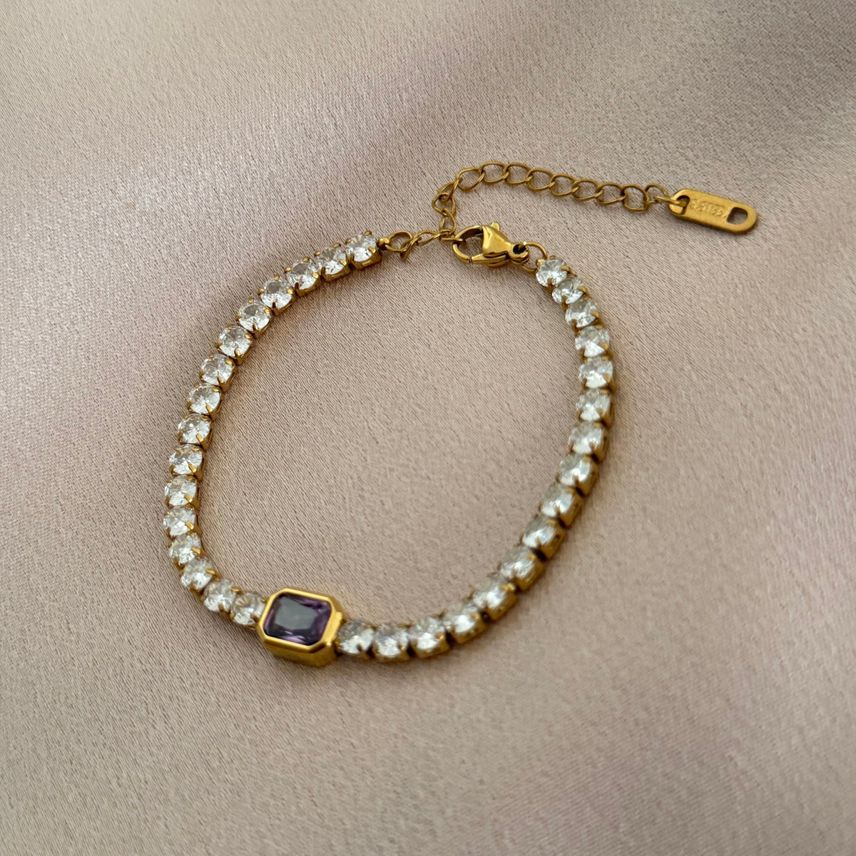 Juliette Crystal Tennis Bracelet