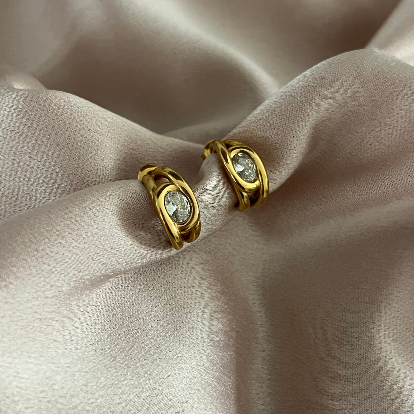 Frank Crystal Hoops