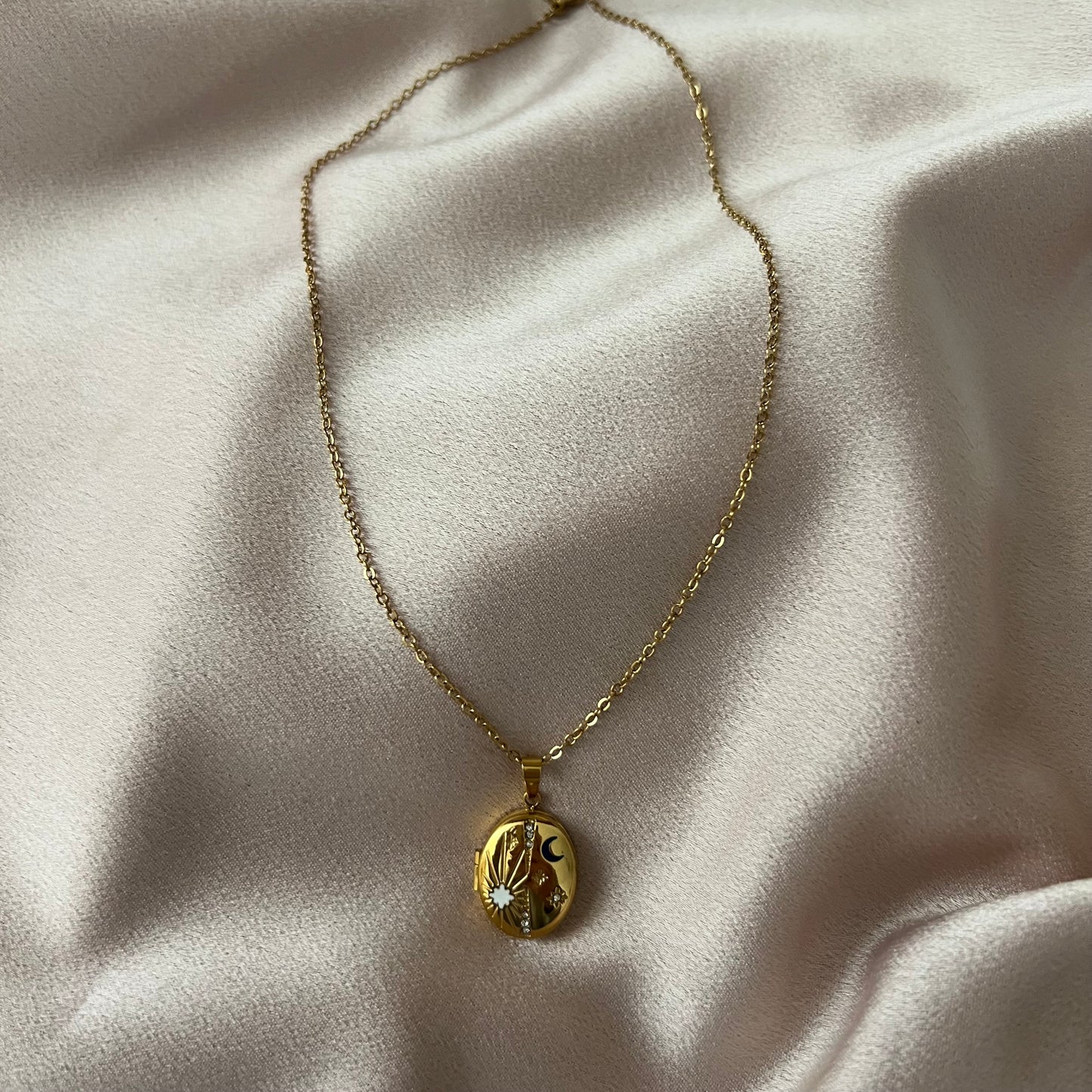 Luna Stainless Steel Locket