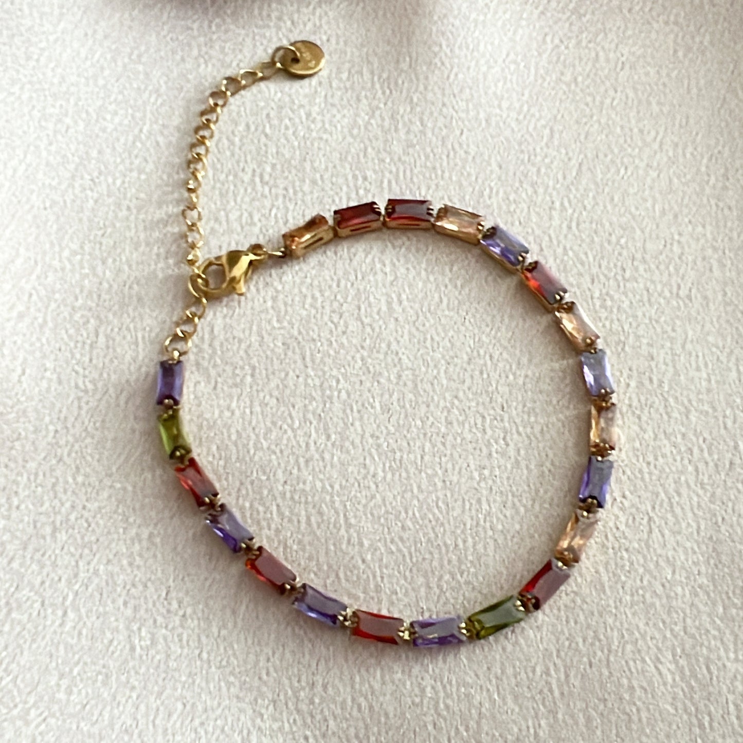 Gina Multicolored Stone Bracelet