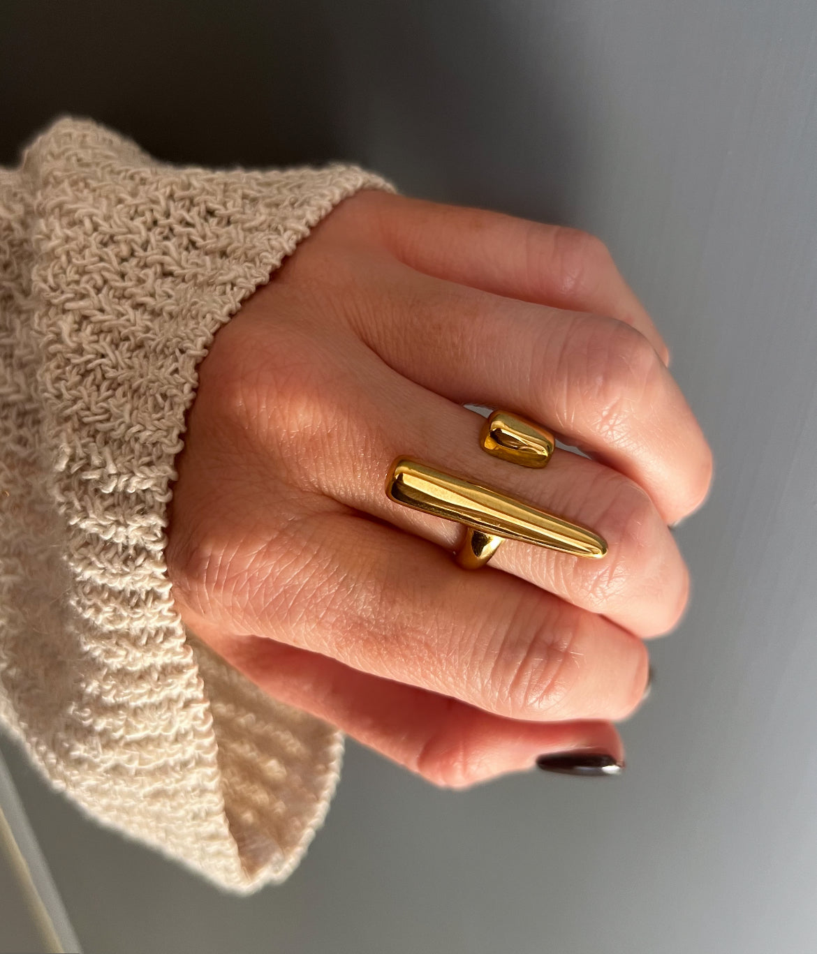 Pia Stainless Steel Ring