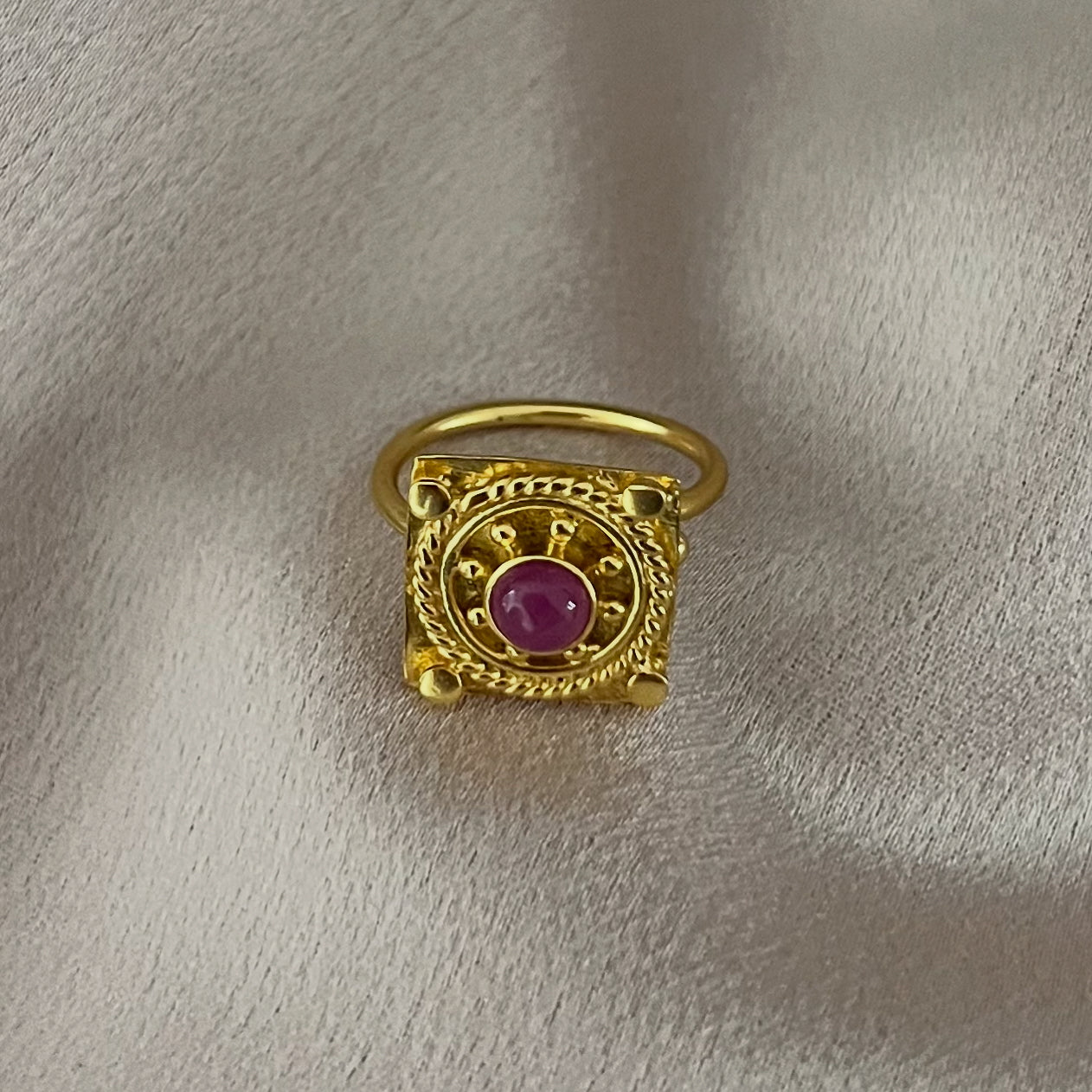 Helm Ruby Handcrafted Ring