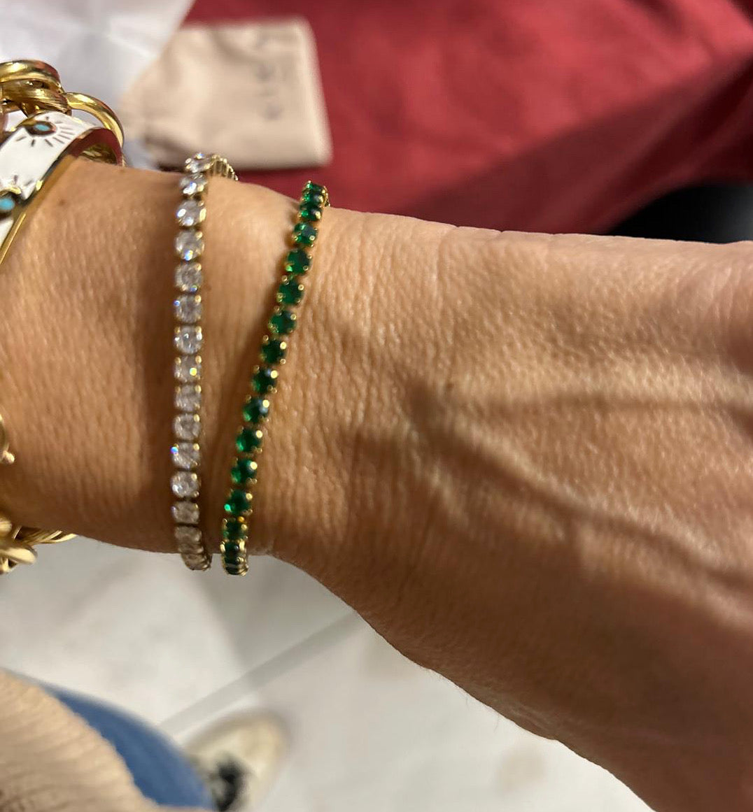 Emerald Tennis Bracelet