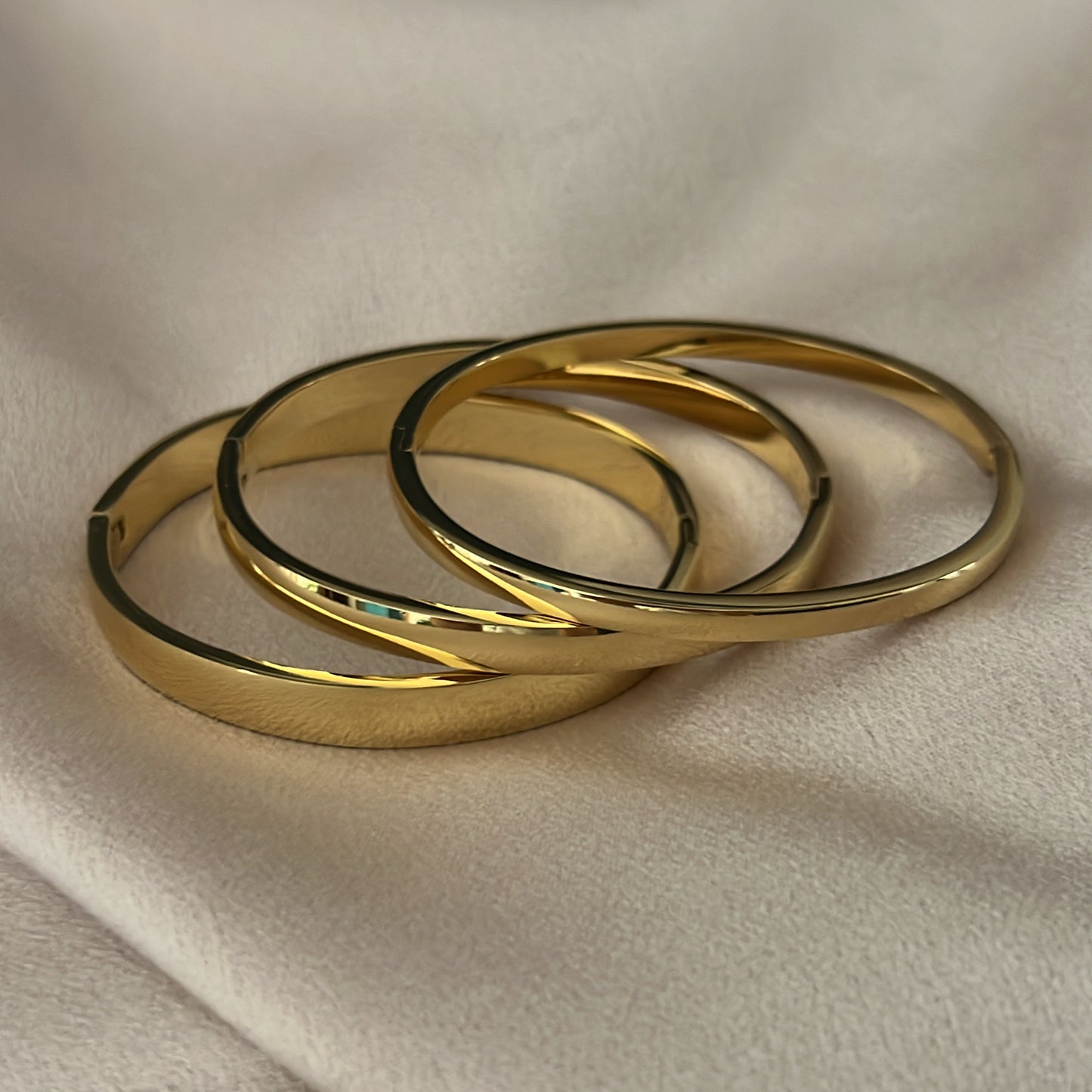 Plain Jane Stainless Steel Bangles