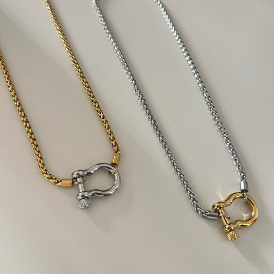 Lynn Mixed Metal Chain Necklace