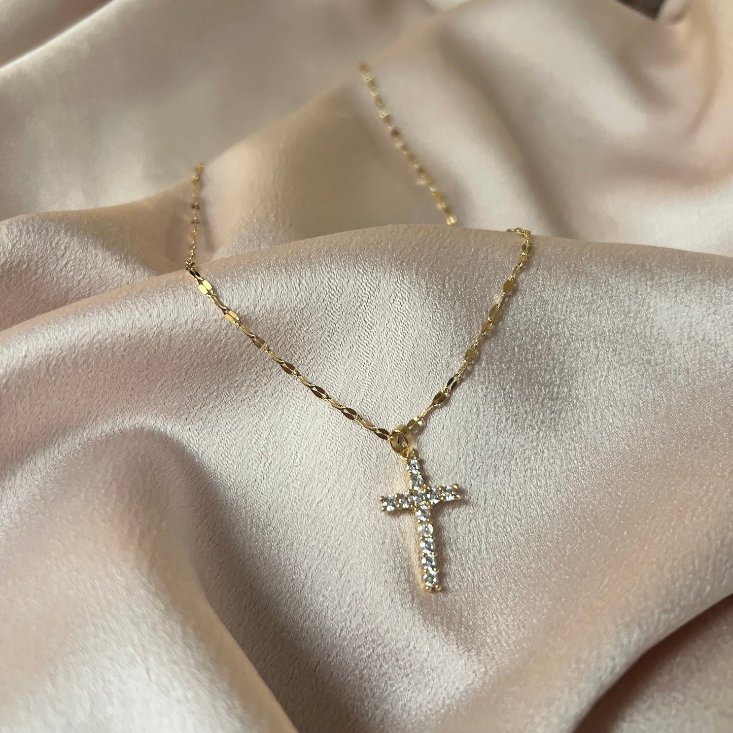 Sancta Stainless Steel Cross