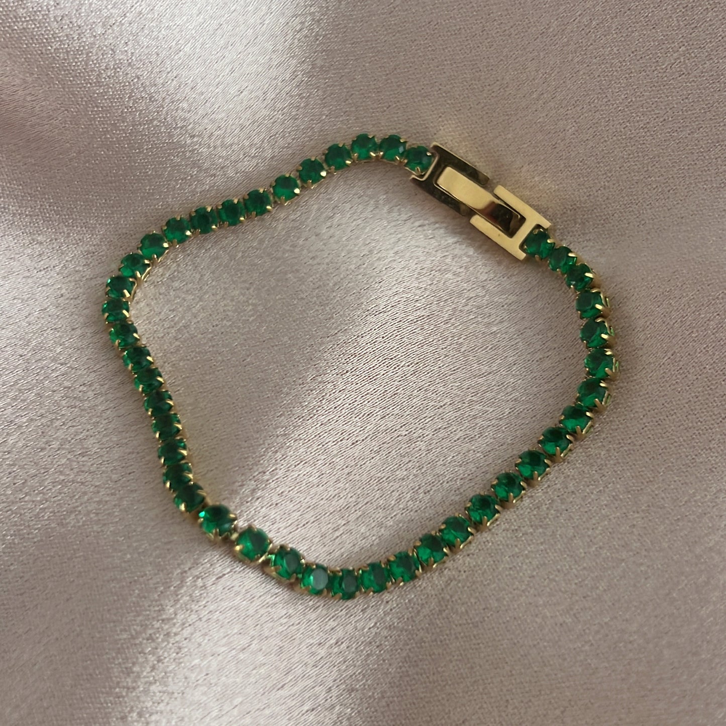 Emerald Tennis Bracelet