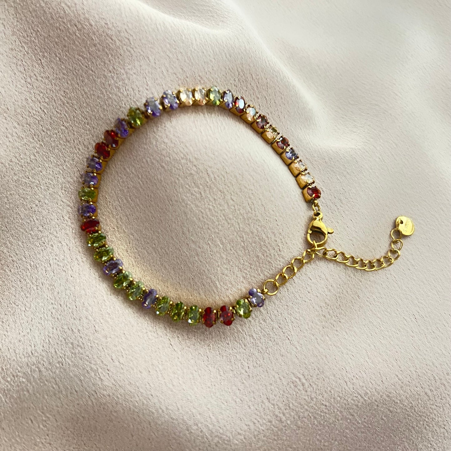 Jeanne Multicolored Tennis Bracelet