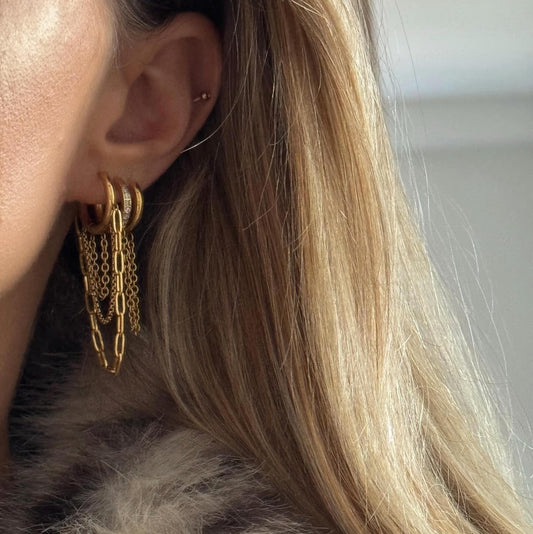 Tokyo Dangle Chain Earrings