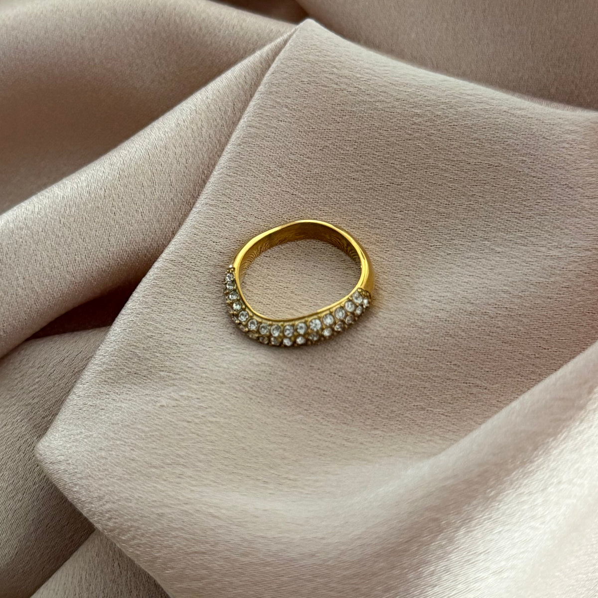 Noella Crystal Paved Ring