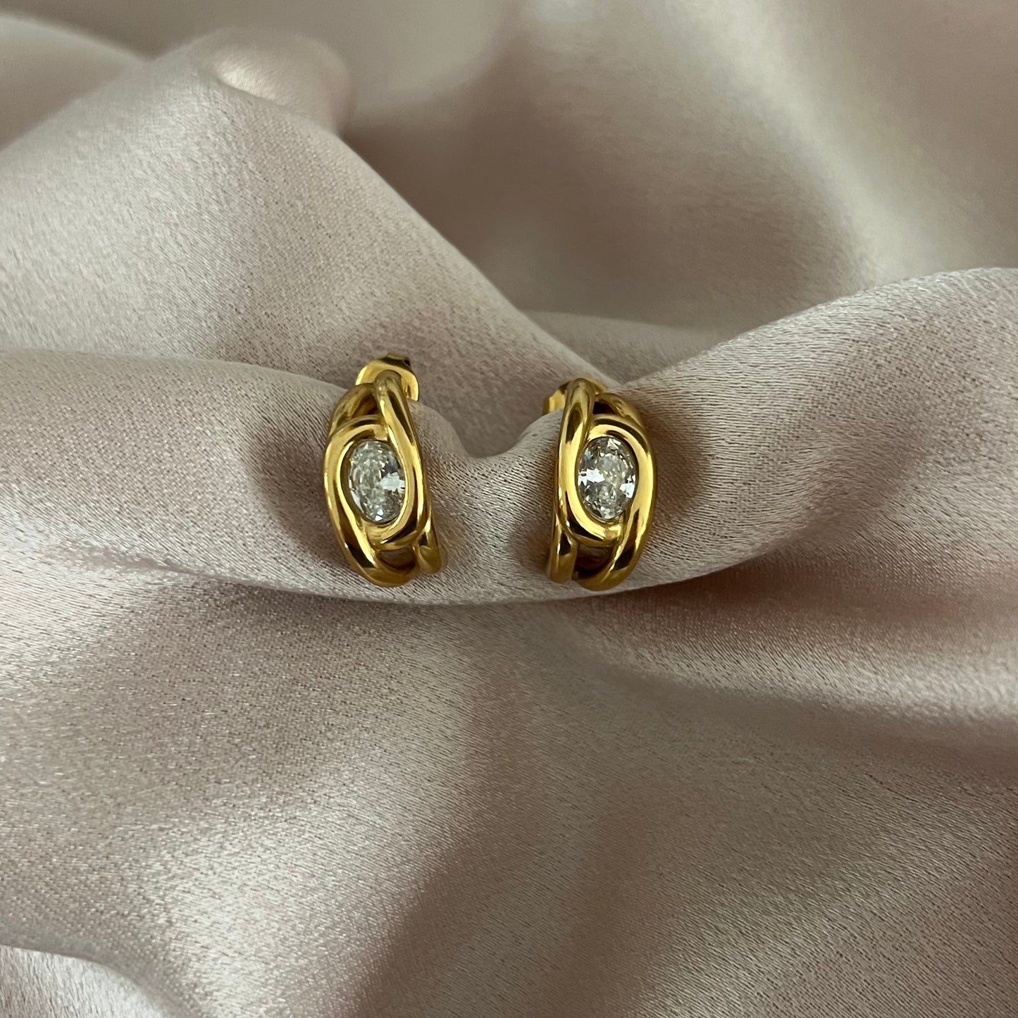 Frank Crystal Hoops
