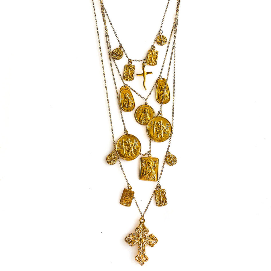 Aeterna Layered Charm Necklace