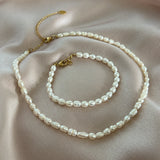 Kelly Stainless Steel Pearl Necklace