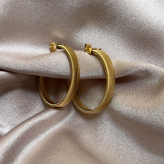 Eloise Stainless Steel Hoops