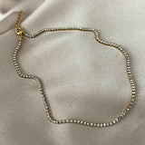 Ana Stainless Steel Tennis Necklace