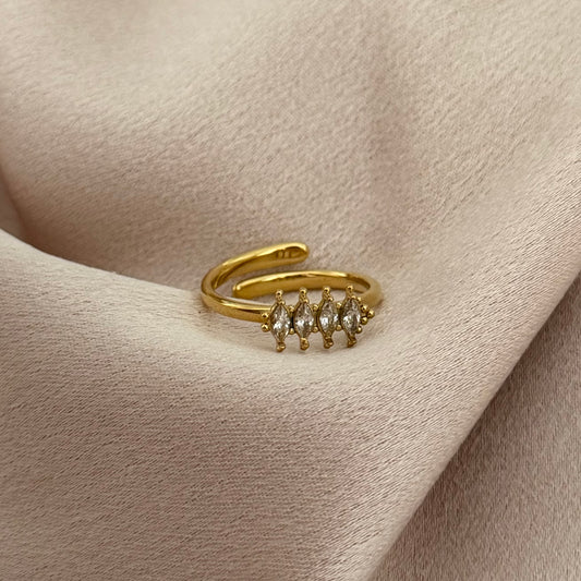 Donna Stainless Steel Ring