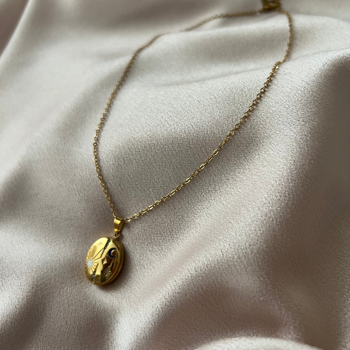 Luna Stainless Steel Locket