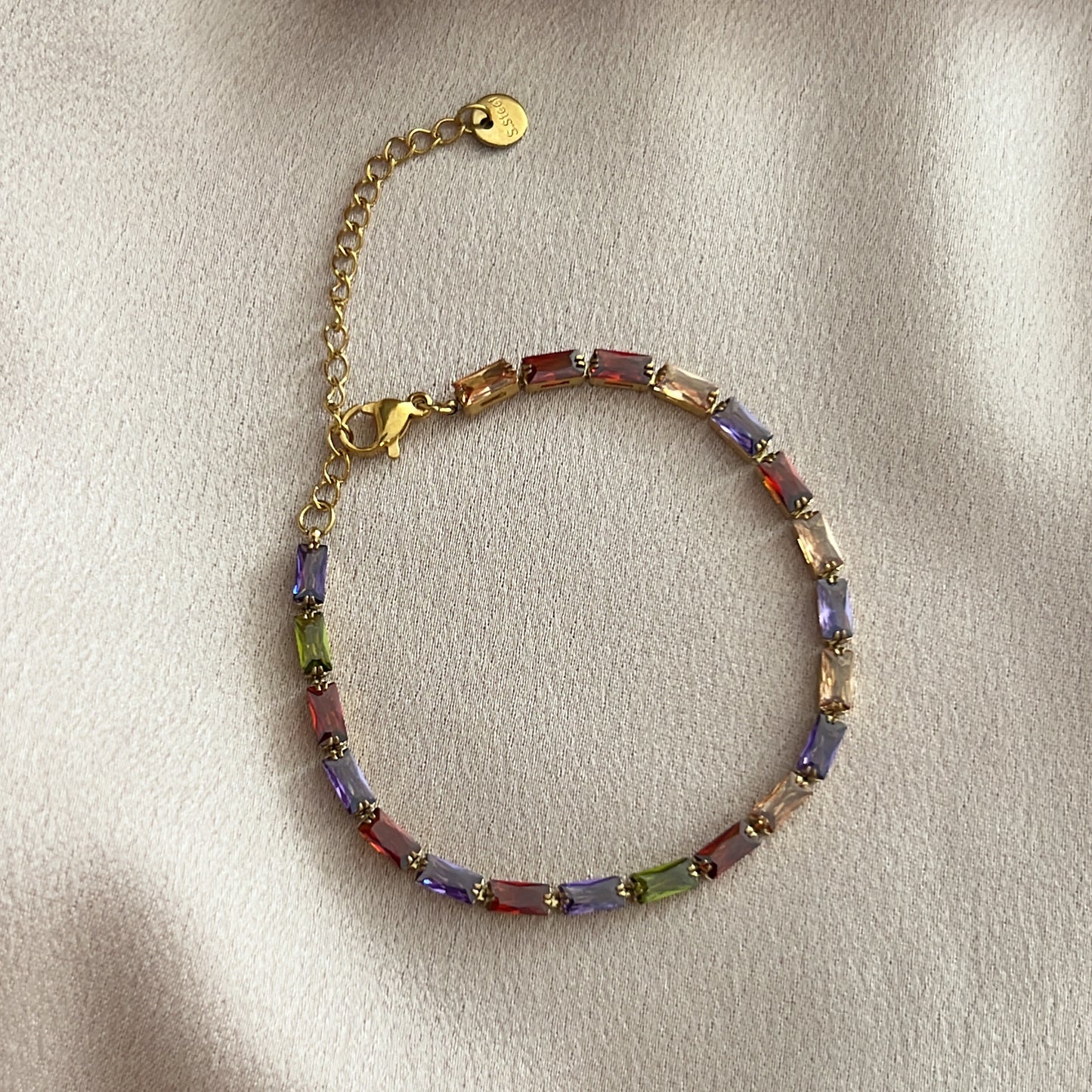 Gina Multicolored Stone Bracelet