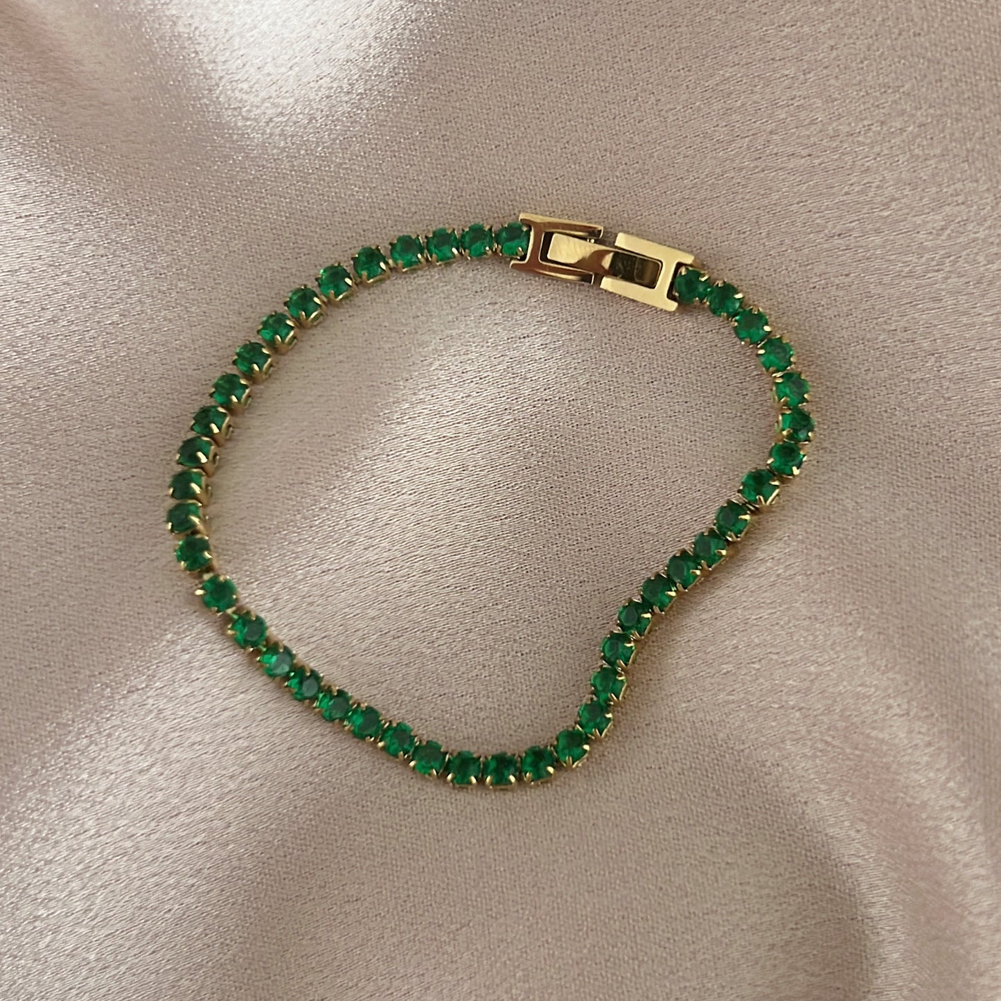 Emerald Tennis Bracelet