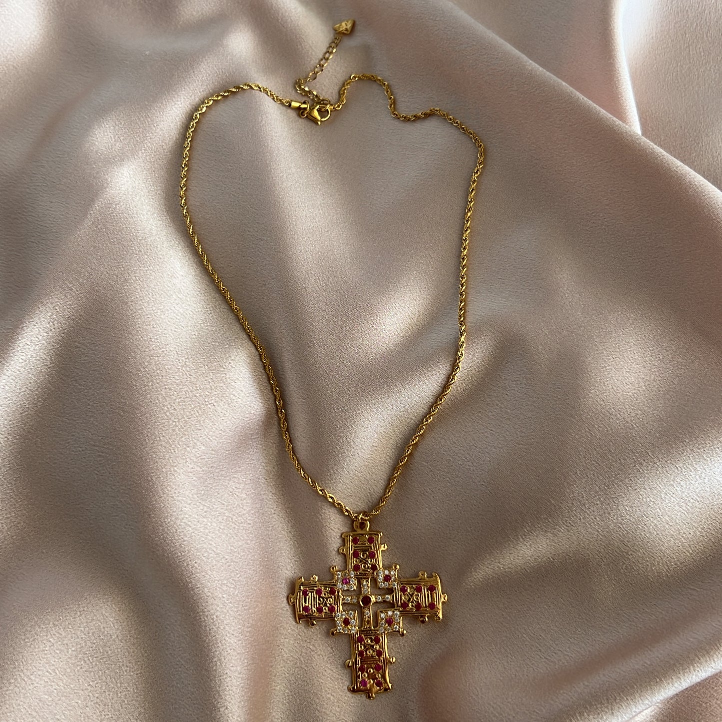 Clement Handmade Cross Necklace