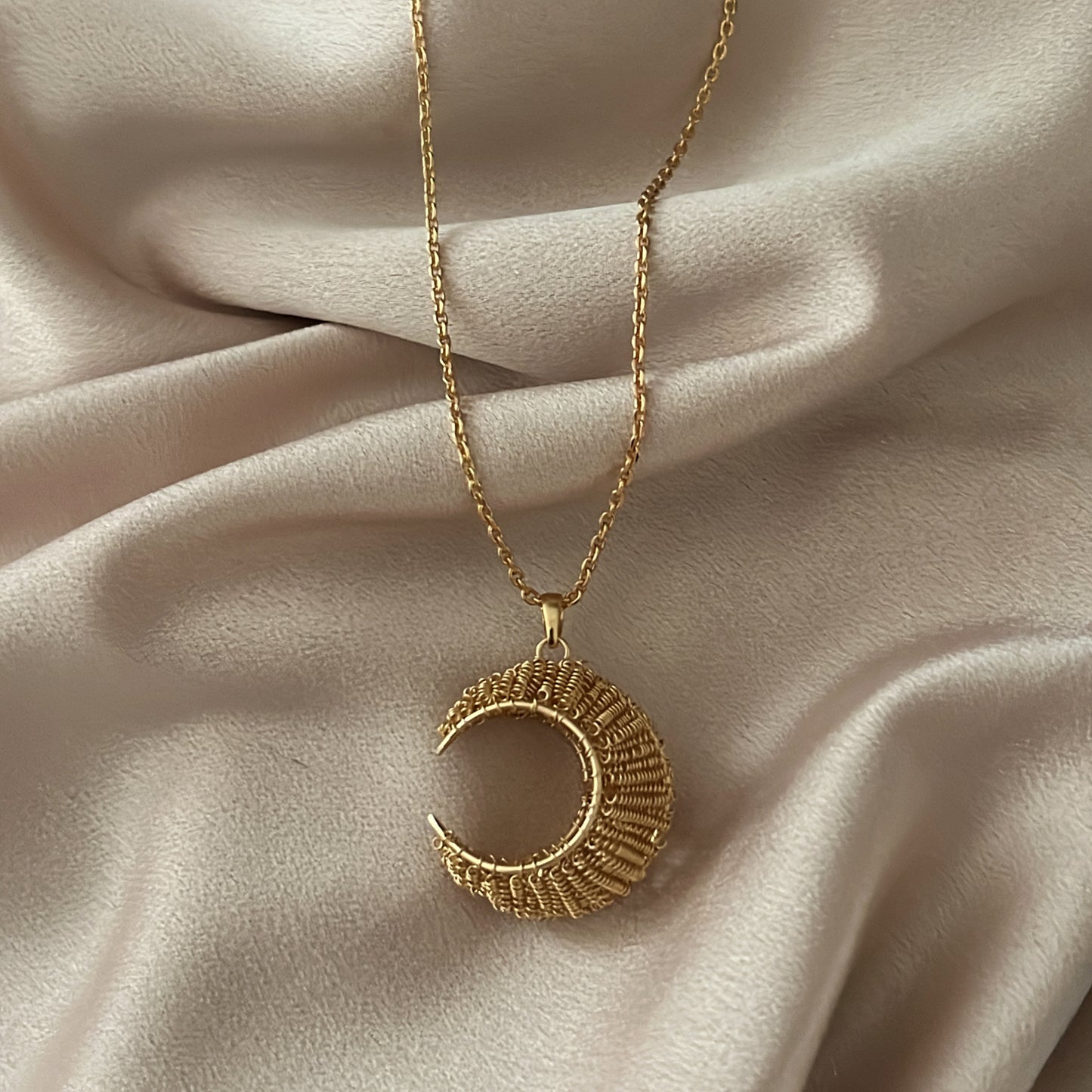 Handcrafted Moon Necklace