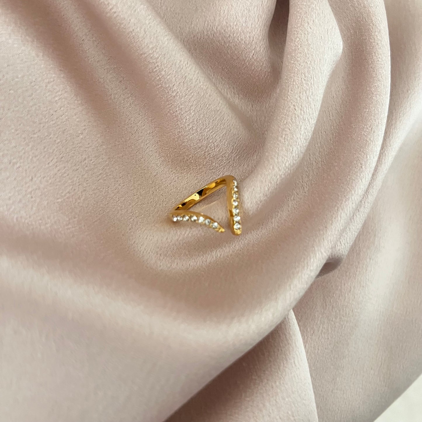 V Stainless Steel Ring