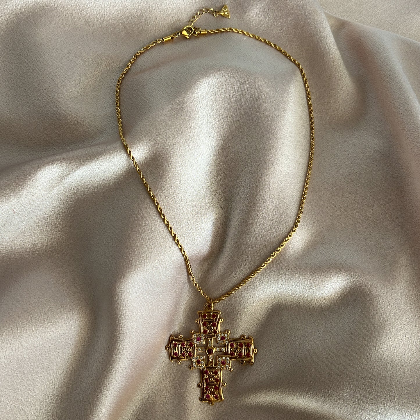 Clement Handmade Cross Necklace