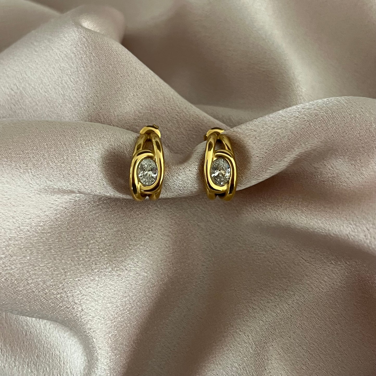 Frank Crystal Hoops