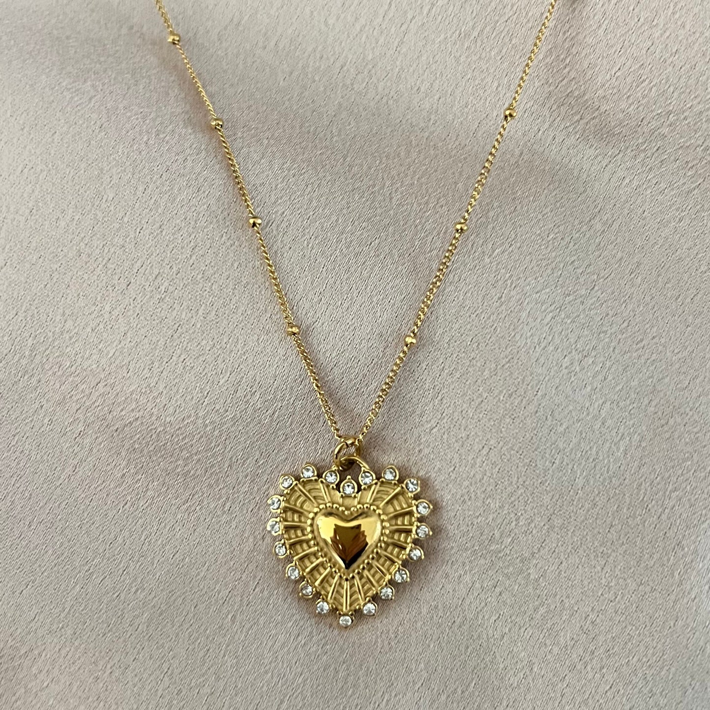 Sicilian Heart Pendant Necklace