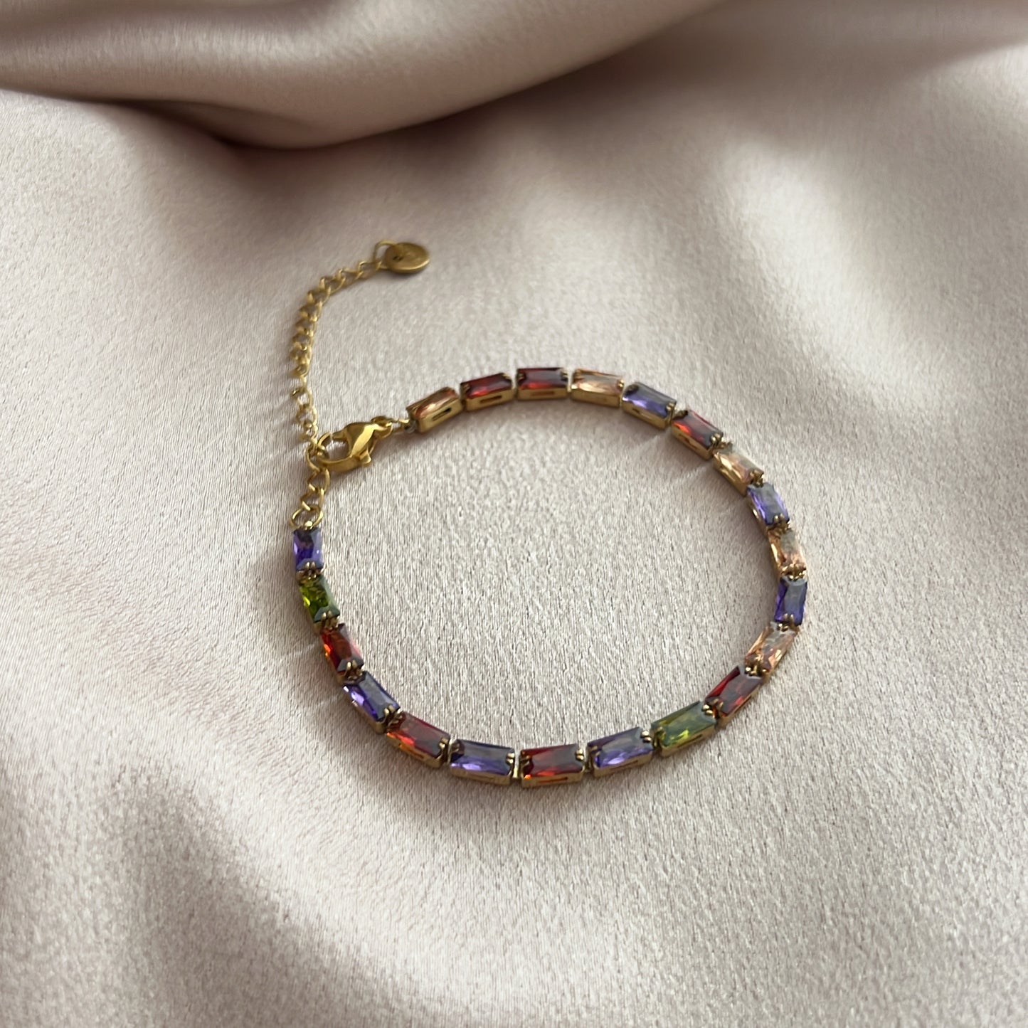 Gina Multicolored Stone Bracelet