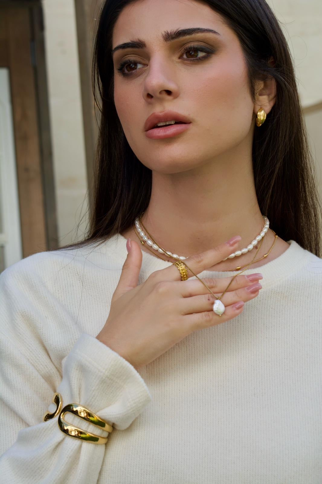 Elena Pearl Necklace