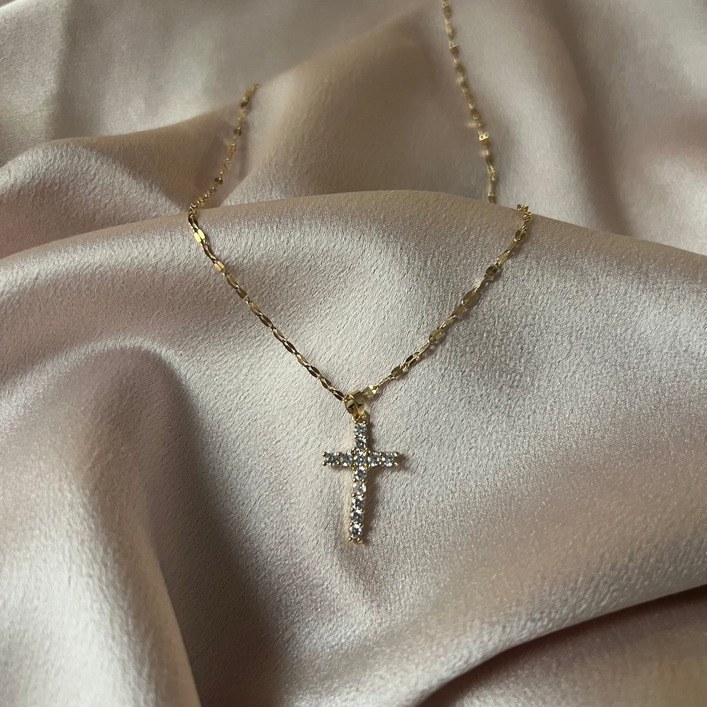 Sancta Stainless Steel Cross