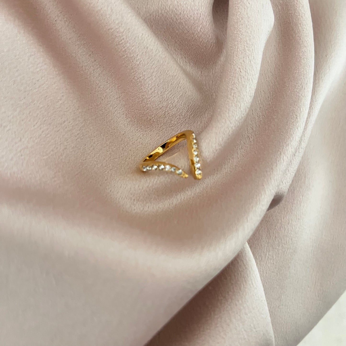 V Stainless Steel Ring